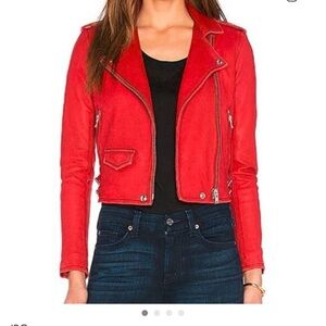 IRO ASHVILLE LEATHER BIKER JACKET